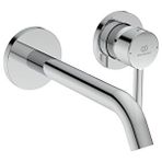 Ideal Standard Ceraline Ankastre Lavabo Bataryası-chrome-kit2 +ankastre Lavabo Bataryası İç Set-kit1-2 Parça Gümüş