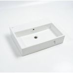 Ideal Standard - Plain 60X42 cm Tezgah Üstü Lavabo, Bataryalı-Bataryasız Kullanım Outlet - Z250701- - Beyaz