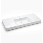 İdeal Standard - Plain Ortadan Hazneli Dolap Uyumlu Lavabo 120 Cm Beyaz Outlet - Z258101-