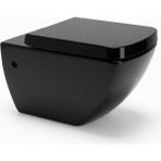 Ideal Standard - Strada Oriental Siyah Asma Klozet + Yavaş Kapanan Kapak Dahil Outlet - Z2639GBTK-