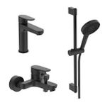 Ideal Standart Ideal Standard Cerafine O 3’lü Aplike Banyo Seti, Mat Siyah , 3 Parça,bc554xg | Bc500xg | A7897xg