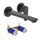 Ideal Standart Ideal Standard Cerafine O Ankastre Lavabo Bataryası Seti, Mat Siyah, Kit1 + Kit2 (2 Parça)