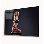 idealizbiz Spor Fitnes Cam Tablo 4mm Dayanıklı Temperli Cam idl_812 110 x 70