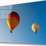İdealizbiz Uçan Balon Cam Tablo 4Mm Dayanıklı Temperli Cam