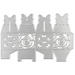 Ideen mit Herz Kesme şablonu, katlanır kutu 2, 16,3 cm x 11 cm, standart delme makineleri için uygundur | hediye kutuları, kutu | Sevgililer Günü, Anneler Günü, doğum günü, Noel, hediyelik eşya olarak tasarlamak için şablon