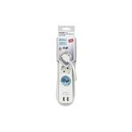 Ideenwelt GES-141 BSC Beyaz 3'lü 2'li USB Çoklu Priz