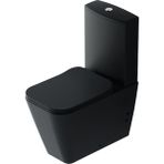 Idevit Halley Duroplast Ultra Ince Yavaş Kapanır Klozet Kapağı Mat Siyah 53-02-06-036