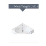 İDEVİT İDEVİT MYRA 51X51 CM KÖŞE LAVABO