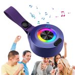 Idezek Derin bas hoparlör | renkli LED ışıklı stereo bas hoparlör – Havalı aletler, bisiklet, dağcılık, koşu, koşu, yürüyüş, kamp için muhteşem hoparlör