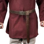 Idezek Ortaçağ suni deri kemer, Rönesans Viking kemeri | Suni deri kemer kabartmalı tokalı Rönesans kemeri fotoğraf aksesuarları için