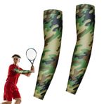 Idezek UV güneş koruması kol manşetleri | Serinletici kompresyon kol manşeti, golf için, nefes alan, serinletici kolluk, futbol, basketbol, bisiklet, kadın, erkek ve çocuklar için, M, SH-8LE003-01