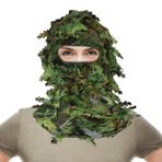 Idezek Yaprak kamuflaj şapka, nefes alan Mountain Gear polyester yaprak yüz örtüsü, taşınabilir yüz örtüsü, Noel, doğum günü için hediye