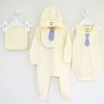 İdil Baby 9161 Yenidoğan Organik Bebek Takımı
