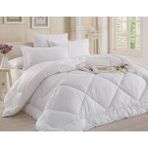 İdil Yorgan Microfiber Çift Kişilik Silikon Yorgan - 195 x 215 cm - Beyaz
