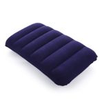 Idocolors docolors şişme kamp yastığı, plaj yastığı, hafif seyahat yastığı, kabarma, hava yastığı, oturma minderi, ofis, dış mekan, yürüyüş için, 48 x 30 cm, mavi