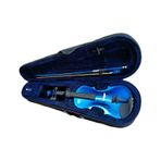 İdol Keman 2/4 Mavi Renk Tam Set Keman