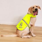 IDOU Yansıtıcı Köpek Yelek,Yüksek Görünürlüklü Sarı Köpek Yelek,Yürüyüş, Koşu veya Eğitim için Köpek Güvenlik Yeleği L