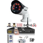 Ids - 1 Kameralı Set - 5mp Sony Lensli Full Hd Gece Görüşlü Su Geçirmez Cepten Izle - Güvenlik Kamerası Sistemi