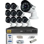 IDS 10 Kameralı Set - 5 Mp Sony Lensli Full HD Gece Görüşlü Güvenlik Kamerası Sistemi - Cepten Izle