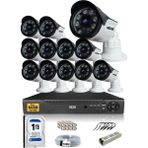 IDS 12 Kameralı Set - 5 Mp Sony Lensli Full HD Gece Görüşlü Güvenlik Kamerası Sistemi - Cepten Izle