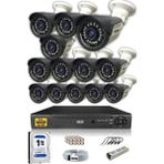 IDS 13 Kameralı Set - 5 Mp Sony Lensli Full HD Gece Görüşlü Güvenlik Kamerası Sistemi - Cepten Izle
