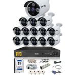 IDS 14 Kameralı 5 Mp Lensli 1080P Full HD Kamera Seti - Gece Görüşlü - Su Geçirmez - Cepten İzle