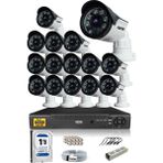 IDS 15 Kameralı Set - 5 Mp Sony Lensli Full HD Gece Görüşlü Güvenlik Kamerası Sistemi - Cepten Izle