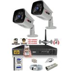 IDS 2 Kameralı Set - 5MP Sony Lensli Full HD Gece Görüşlü Güvenlik Kamerası Sistemi 320 Dış IP66 Su Geçirmez