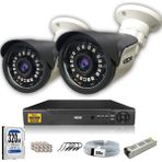 Ids - 2 Kameralı Set - 5mp Sony Lensli Full Hd Gece Görüşlü Su Geçirmez Cepten Izle - Güvenlik Kamerası Sistemi