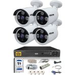 Ids - 4 Kameralı 5 Mp Sony Lensli 1080P Full HD Güvenlik Kamerası Sistemi - Cepten İzle - 1 TB Dış