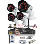 Ids - 4 Kameralı Set - 5mp Sony Lensli Full Hd Gece Görüşlü Su Geçirmez Cepten Izle - Güvenlik Kamerası Sistemi