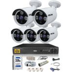 IDS 5 Kameralı 5 Mp Lensli 1080P Full HD Kamera Seti - Gece Görüşlü - Su Geçirmez - Cepten İzle