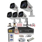 IDS 5 Kameralı Set - 5MP Full HD Gece Görüşlü Güvenlik Kamerası Sistemi 320 Dış Bağlantı Özellikleri