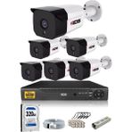 Ids 6 Kameralı Set - 5mp Sony Lensli Full Hd Gece Görüşlü Güvenlik Kamerası Sistemi 320 Dış