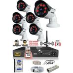 IDS 6 Kameralı Set - 5MP Sony Lensli Full HD Gece Görüşlü Güvenlik Kamerası Sistemi - Mobil İzleme Özelliği