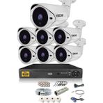 Ids - 7 Kameralı 5 Mp Sony Lensli 1080P Full HD Güvenlik Kamerası Sistemi - Hard Disksiz