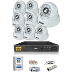 Ids - 8 Kameralı 5 Mp Sony Lensli 1080P Full HD Güvenlik Kamerası Sistemi - Cepten İzle - 1 TB İç