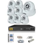 Ids - 8 Kameralı 5 Mp Sony Lensli 1080P Full HD Güvenlik Kamerası Sistemi - Cepten İzle - 500 Iç