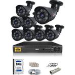IDS 8 Kameralı 5 Mp Sony Lensli 1080P Full HD Güvenlik Kamerası Sistemi - Cepten Izle - 500DIŞ