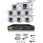 Ids - 8 Kameralı 5 Mp Sony Lensli 1080P Full HD Güvenlik Kamerası Sistemi - Hard Disksiz