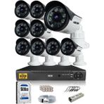 IDS 9 Kameralı Set - 5 Mp Sony Lensli Full HD Gece Görüşlü Güvenlik Kamerası Sistemi - Cepten Izle