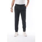 İDS COLLECTİON Erkek Pileli Mevsimlik Pantolon Likralı Kumaş Antrasit - Slim Fit & Normal Bel