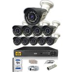 IDS DS-2015 10 Kameralı 5MP Sony Lensli FHD Gece Görüşlü Cepten İzle Güvenlik Kamerası Sistemi