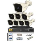 IDS DS-2025 8 Kameralı 5MP Sony Lensli FHD Gece Görüşlü Cepten İzle Güvenlik Kamerası Sistemi