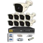 IDS DS-2025 9 Kameralı 5MP Sony Lensli FHD Gece Görüşlü Cepten İzle Güvenlik Kamerası Sistemi