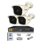 IDS DS-2025HD 3 Kameralı 5MP Sony Lensli Full HD Gece Görüşlü Cepten İzle Güvenlik Kamerası Sistemi