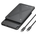 IDSONIX SMART INTERACTIVE 2,5 inç Sabit Sürücü Muhafazası USB 3.0 - SATA III Araçsız Harici Sabit Disk Muhafazası 7 mm/9,5 mm 2,5 inç SSD HDD için UASP, Toshiba Samsung WD, Xbox PC TV Siyah (PW25-1C3)