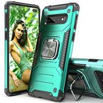 IDYStar Galaxy S10 Plus Kılıf, Hibrit Düşme Test Kapağı Araba Montaj Dayanağı ile İnce Fit Darbeye Dayanıklı Koruyucu Telefon Kılıfı, Samsung Galaxy S10 Plus için, Koyu Yeşil