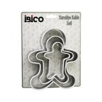 ieg™ 3 BOY METAL SİLİKON KENAR KILIFLI KURABİYE KALIP SETİ 8 X 5.5CM - 9.5 X 8CM - 13.5 X 11