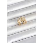 ieg™ 316L Çelik Gold Renk Vintage Model Kadın Yüzük - TJ-BYK4173